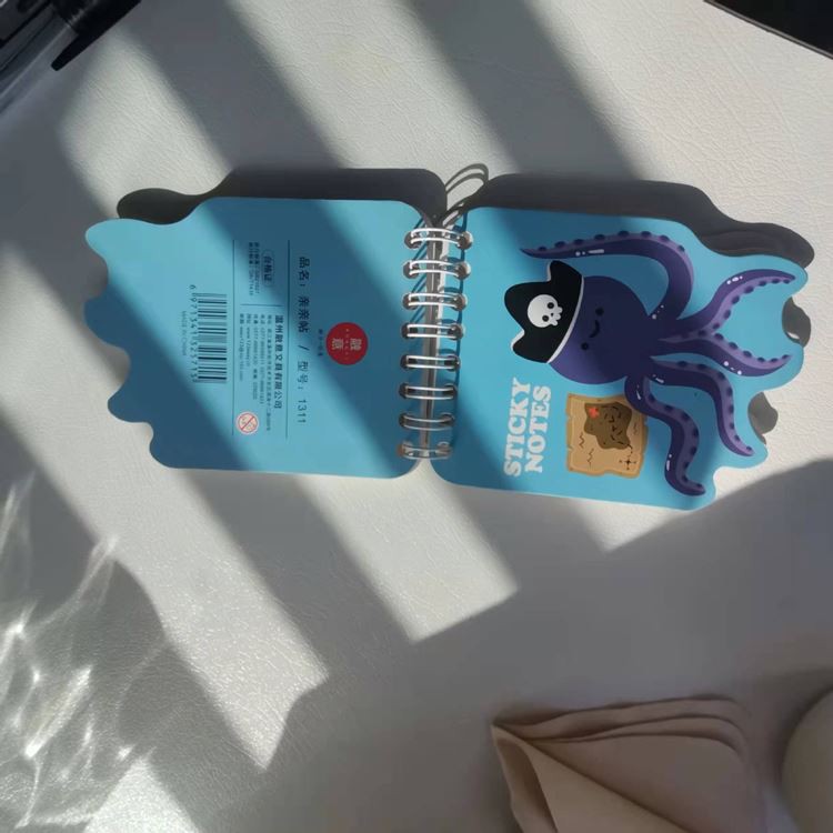 Cartoon Coil Printed Sticky Notes manufacturer