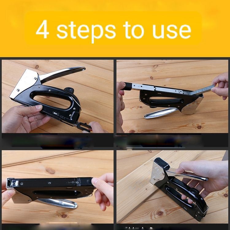 process to use Metal Staple Gun for Wood