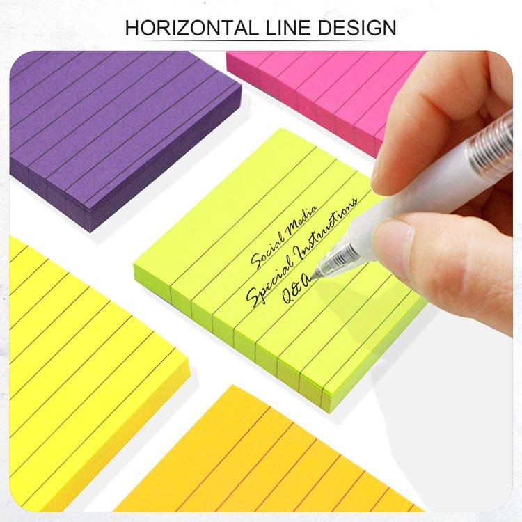 China Regular Color Lined Sticky Notes popular