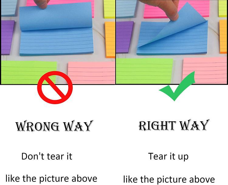 How to use China Lined Sticky Notes 3''×5''