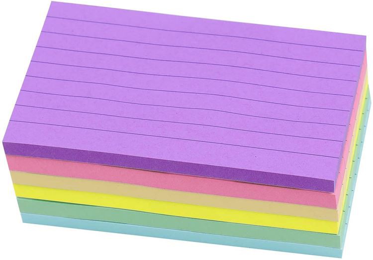 China Lined Sticky Notes 3''×5'' good quality