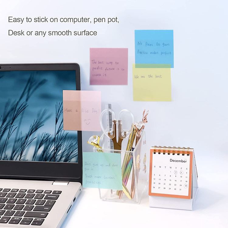 Colorful Transparent Sticky Notes in stock