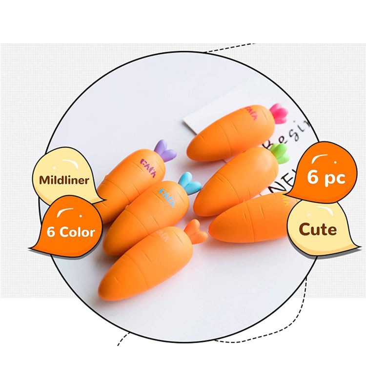 China Carrot Shaped Highlight Marker wholesale