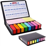 Memo Cube, Leather Cover Sticky Notes with Calendar, Square Memo Sticker, Office Notepad, School Memopad, Promotion Gift Notepad