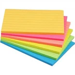 Practical Per Pad Color Lined Sticky Notes