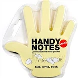 Hand Shaped Sticky Notes