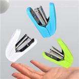 Mini Office Plastic Metal Staple Remover Nail Puller with Button Lock