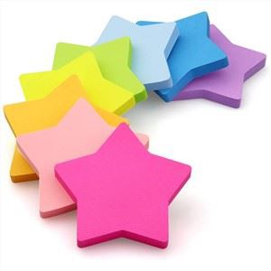 Star Shaped Sticky Notes