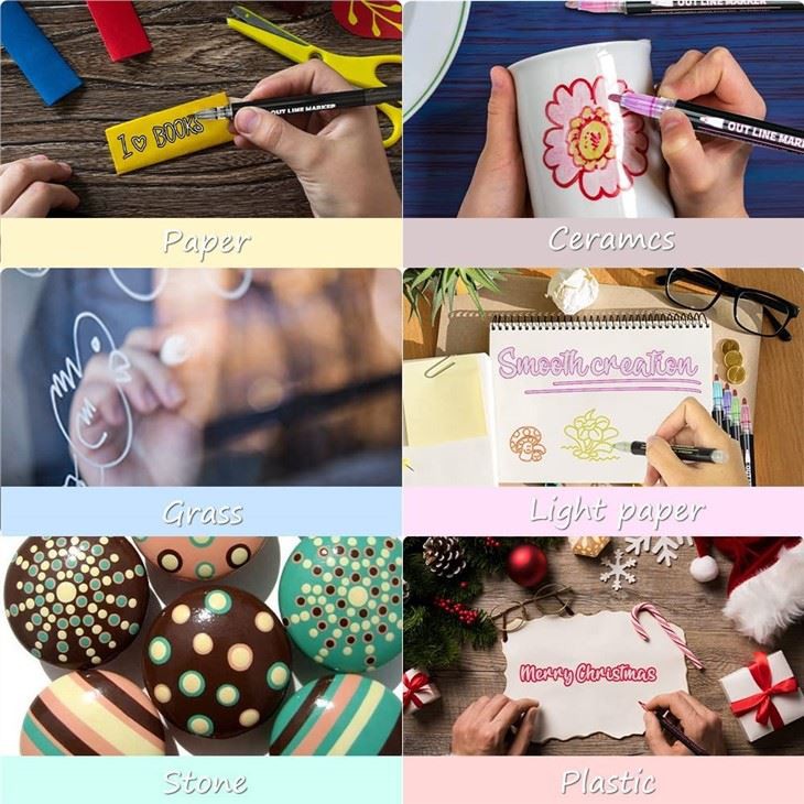 Double Line Art Marker discount