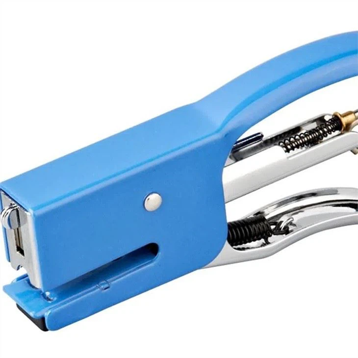 NO.10 Handle Stapling Plier blue
