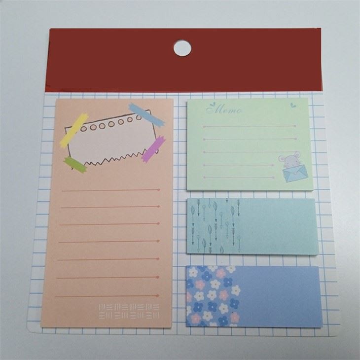 Discount Printed Flower Sticky Notes