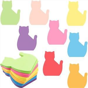 Adorable Cat Shaped Sticky Notes