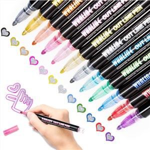 Metallic Permanent Marker For Outlining