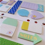 Sticky Note Set Of Printed Animals